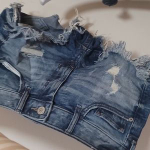 Express denim shorts